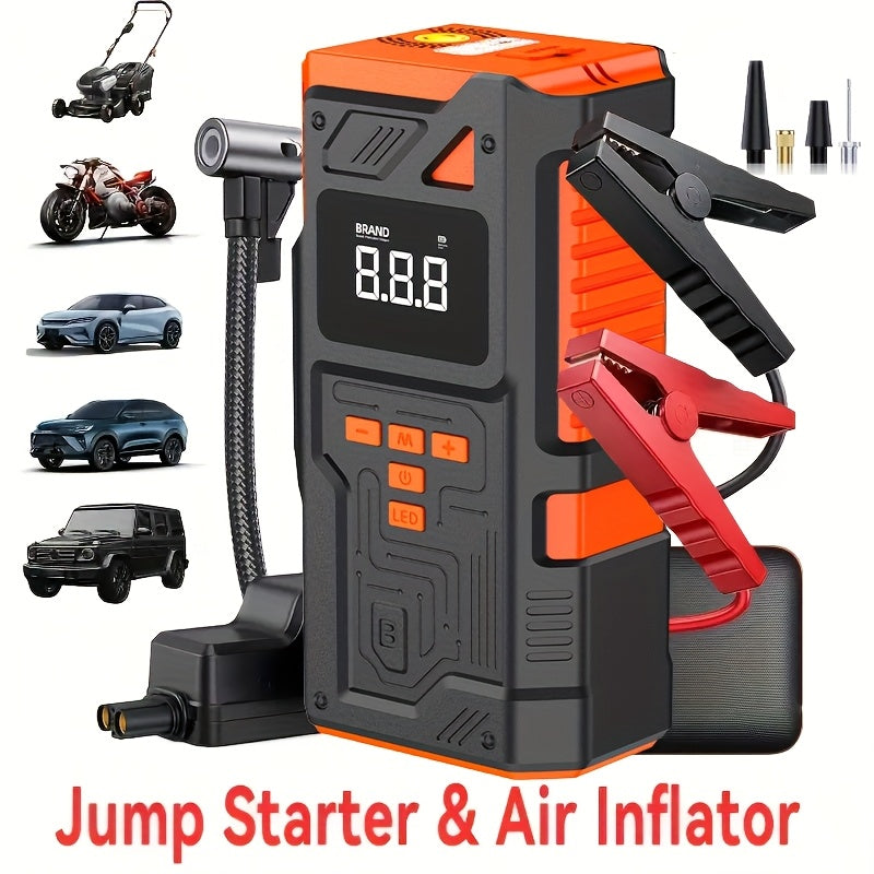 Mini Air Compressor Pump Digital Display Tire Inflator-2