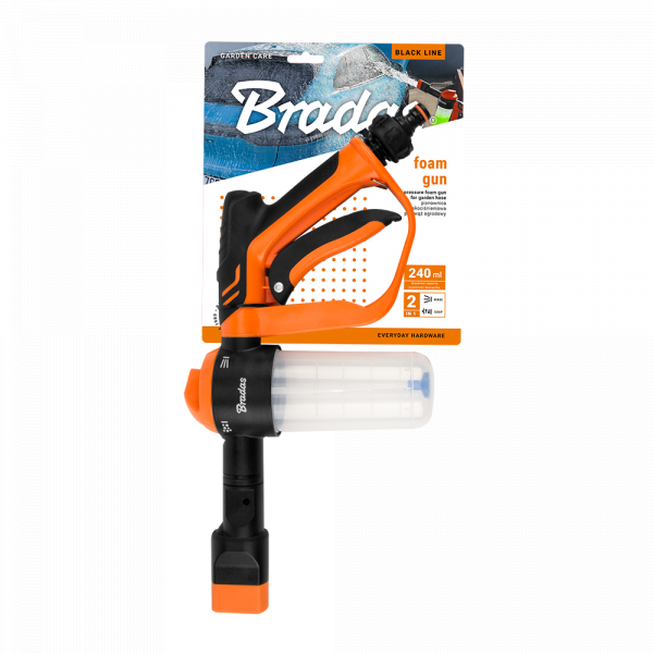 Black Line Low Pressure Foam Gun for Garden Hose-3