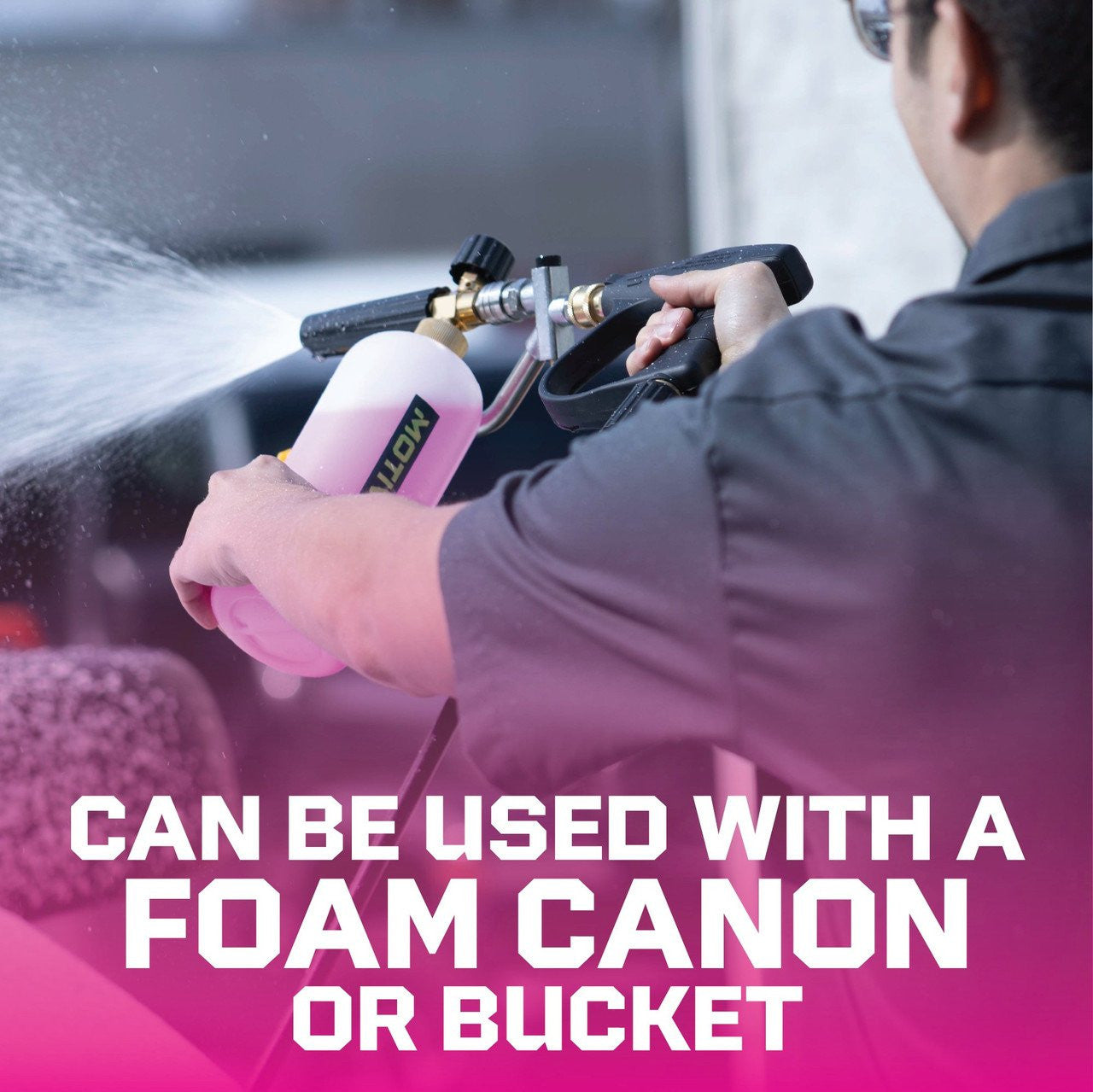 MOTIVITY Snow Foam Duo, Concentrated Car Wash Soap, Works with Foam Cannon, Foam Gun, or Pressure Washer - 16 fl oz (2 Pack)-3